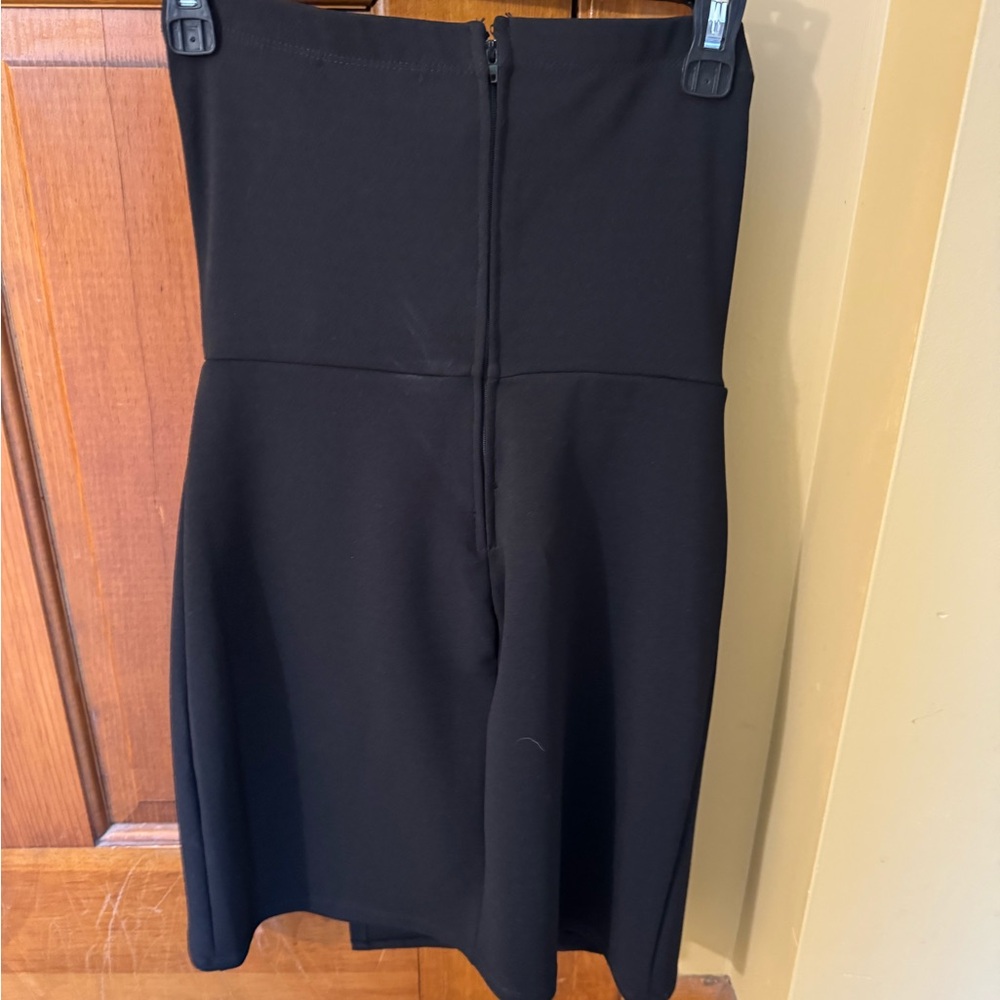 Women's Black High-Waist A-Line Skirt